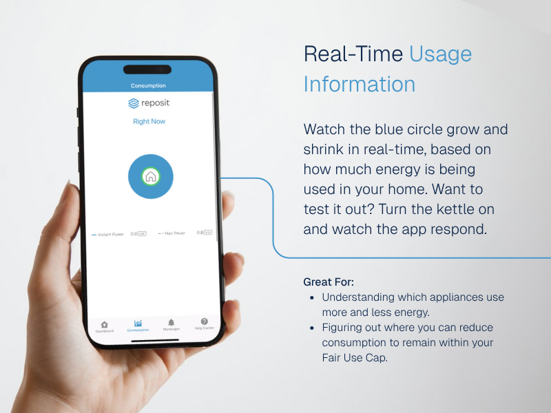 App - Real-Time Usage Information