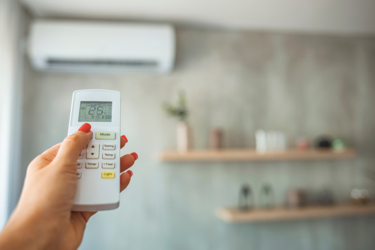 Using air conditioning in home