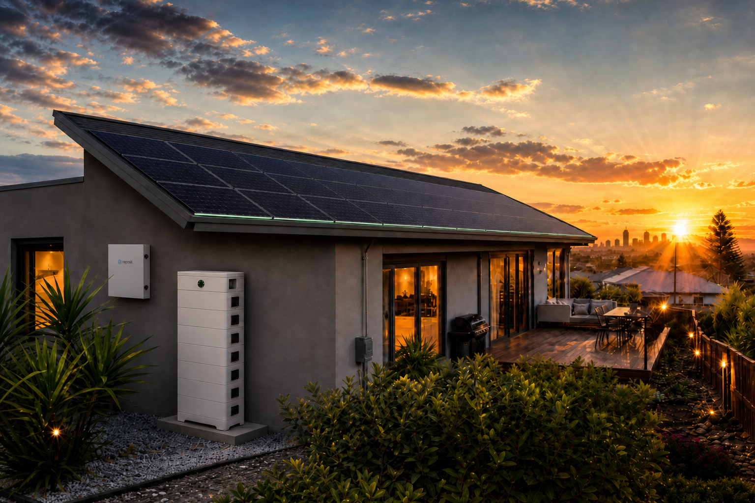 Reposit No Bill solar and battery home